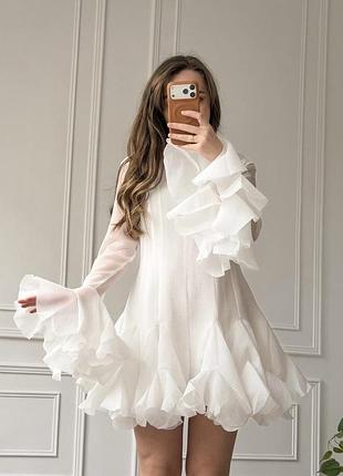 Жіноча коротка сукня біла s/m
