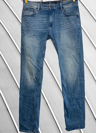 Мужские голубые джинсы garcia jeans w36 w38 l34 xl 2xl 52 54 гардина джинс прямые классические стрейч джинсы garcia w36 l34 52 54