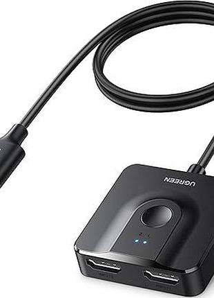 Hdmi-переключатель ugreen hdmi bi-directional switch hdmi-сплиттер, двунаправленный hdr hdmi-адаптер 2 в 1
