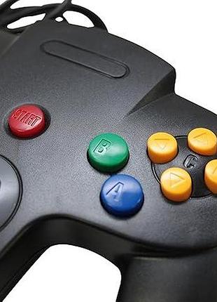 Usb-контролер для пк classic controller n64 класичний контролер для ретроігор, дротовий геймпад 6