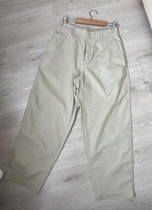 Лляні брюки uniqlo 4