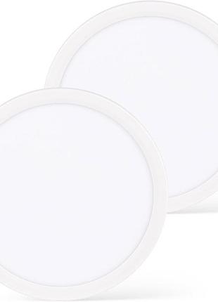 2 шт. комплект світлодіодних стельових світильників 4000 к 18 вт led ceiling lamp skcl-230 стельовий круглий світильник