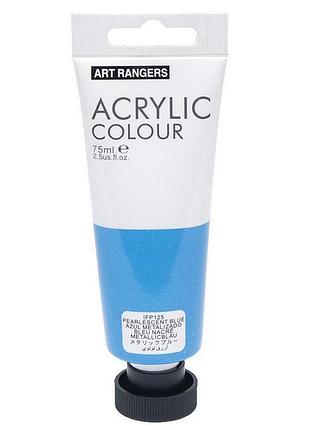 Акрилова фарба art ranger "metallic blue" пласт туб 75мл