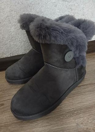 Уггі жіночі ugg сірі, розмір 40, довжина устілки 26 см