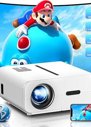 Мультимедийный проектор 1080 full hd movie projector c12h видеопроектор с автофокусом wifi bluetooth