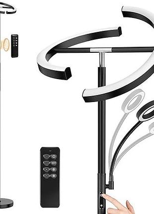 Світлодіодний торшер 175 см antenlicht led floor lamp eda-175b2796en напольна світлодіодна лампа 20 вт, 1500 лм, 4 режими