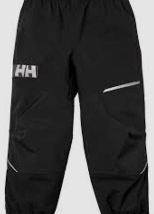 Детские влагозащитные брюки helly hansen с белым логотипом hh