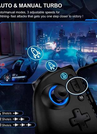 Контролер для смартфонів mc200 mobile game stretch controller бездротовий мобільний ігровий контролер 6