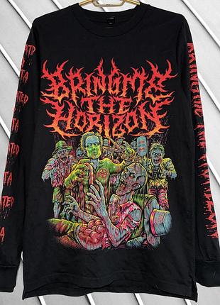 Мерч bring me the horizon bmth лонгслив as colour s 44 46 бмтх кофта с принтом декор рокерская футболка bring me the horizon s