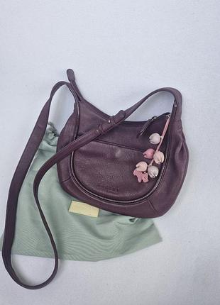 Сумка жіноча radley london хобо фіолетова шкіряна