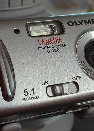 Olympus camedia c-180 5.1mp цифровой фотоаппарат y2k