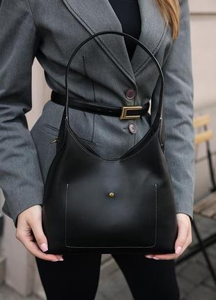 Сумка coach brooklyn shoulder bag 28 black 2