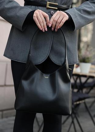 Сумка coach brooklyn shoulder bag 28 black 4