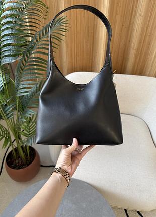 Сумка coach brooklyn shoulder bag 28 black 5