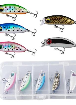 Набір мікро воблерів minnow – 5 шт.  dn20250107