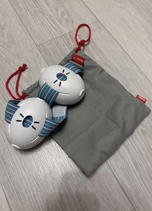 Навушники для немовлят alpine muffy baby білі з синім