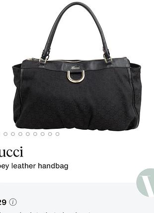 Оригинальная сумка gucci abbey leather handbag 🖤