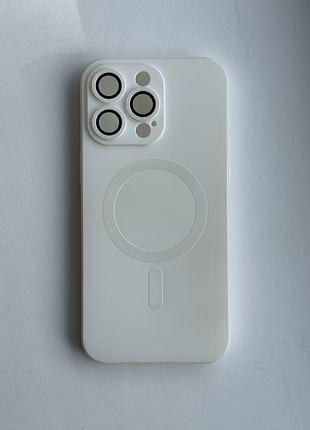 Чохол для iphone 15 pro max силіконовий з magsafe