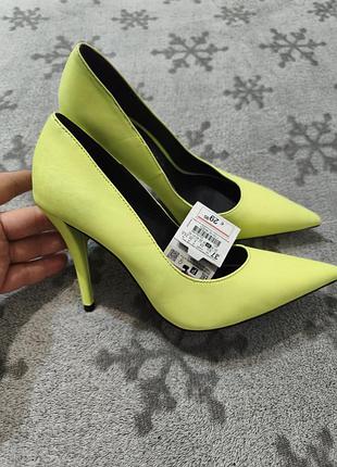 Туфли на шпильке 37 zara 9