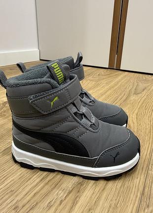 Черевики дитячі puma evolve toddlers’ boots сірі