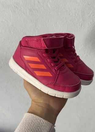 Кросівки для дівчинки adidas рожеві, 21 розмір