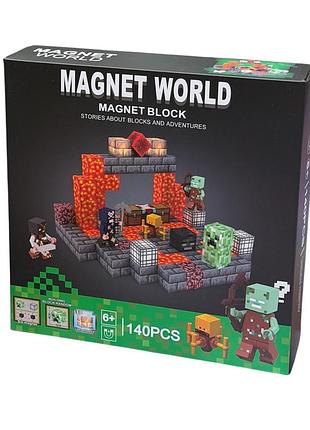 Конструктор магнітний magnet world 140дет.