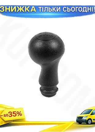 Ручка кпп черная для fiat doblo i 2005-2010 оэм 735330197 кожзаменитель для авто тюнинг замены ku-22