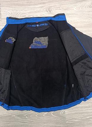 Робоча куртка чоловіча engelbert strauss softshell чорна з синім 3