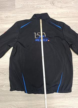 Робоча куртка чоловіча engelbert strauss softshell чорна з синім 4