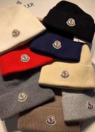 Шапка зимова moncler