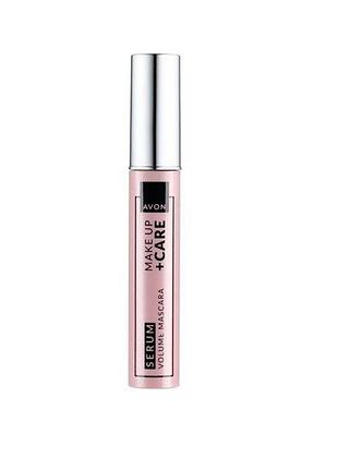 Avon тушь для ресниц «объем и уход» avon, 10 мл (blackest black / чернее черного)