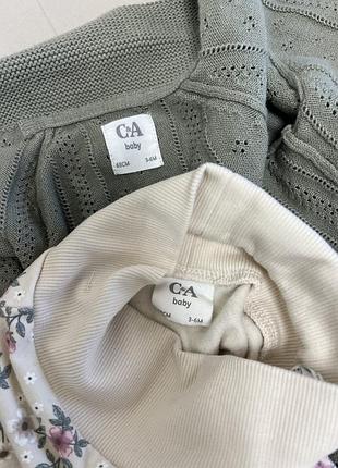 Костюм комплект c&a фліс 62/68 4