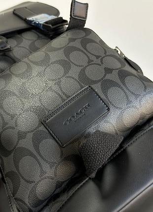 Рюкзак coach track backpack in signature canvas 7