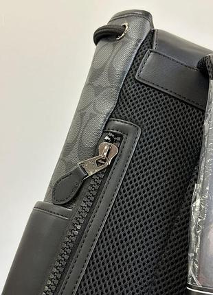 Рюкзак coach track backpack in signature canvas 8