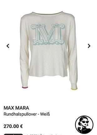 Джемпер max mara 55% шовк + 45% льон 2