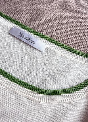 Джемпер max mara 55% шовк + 45% льон 3