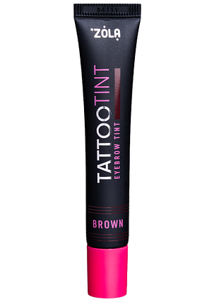 Zola фарба для брів та вій tattoo tint brown