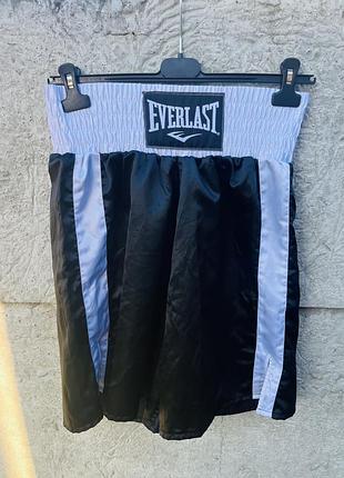 Спортивні шорти чоловічі everlast чорні з білим