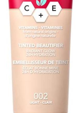 Увлажняющий тональный флюид bourjois healthy mix clean оттенок 002 (light) 30 мл