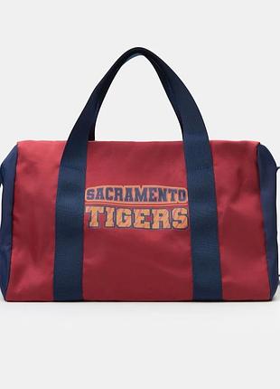 Спортивна сумка sacramento tigers велика червона з синім