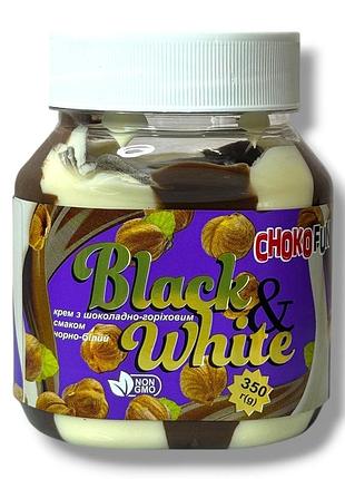 Крем кондитерський двоколірний chokofun black & white із шоколадно-горіховим смаком 350 г