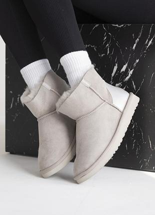 Жіночі ugg zip mini light grey chromium 1 zip 4