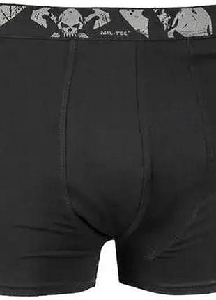 Набір труси (2 шт. у комплекті) sturm mil-tec boxer shorts skull schwarz s чорні (11200102) l