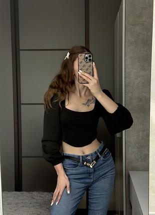 Корсет жіночий чорний 2