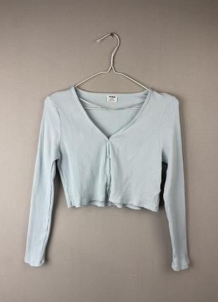 Кардиган жіночий cotton on блакитний на ґудзиках