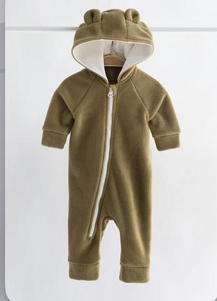 Чоловічок для хлопчиків mag baby флісовий горіхового кольору