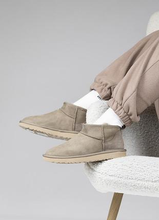 Женские ugg ultra mini beige 37