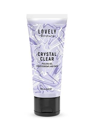 Пілінг-скатка crystal clear для брів і обличчя