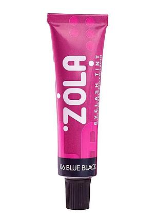 Zola фарба для брів, 06 blue black, 15 мл