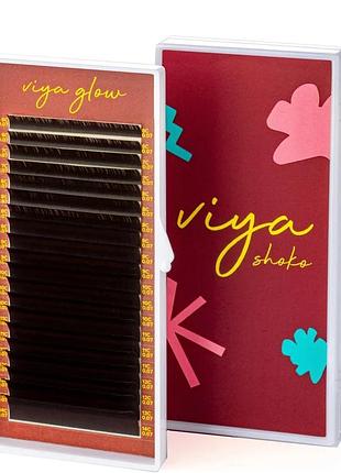 Вії dark choco mix c 0.10 (7-14)